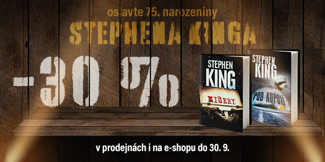 Slavíme 75. narozeniny Stephena Kinga se slevou 30 %