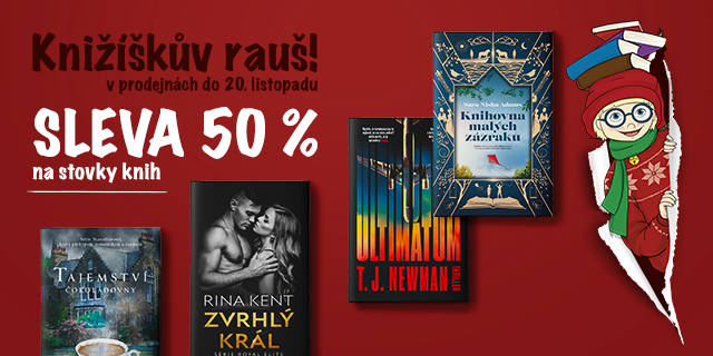 Knižíškův knižní rauš! |  Na prodejnách sleva 50 % na stovky produktů!