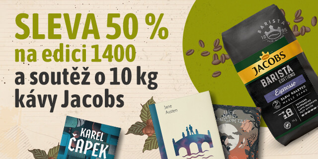 Knižní klasika a káva s tradicí | Sleva 50 % na edici 1400 a soutěž o 10 kg kávy
