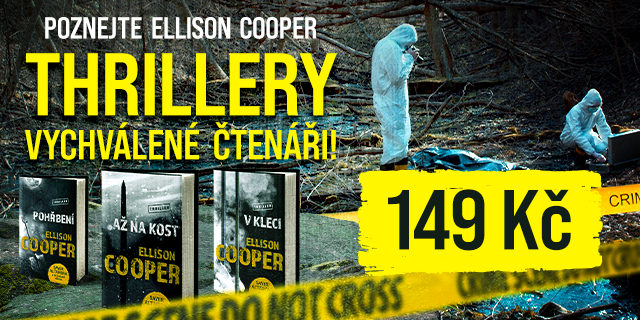 Poznejte královnu moderního thrilleru Ellison Cooper | VŠE ZA 149 KČ