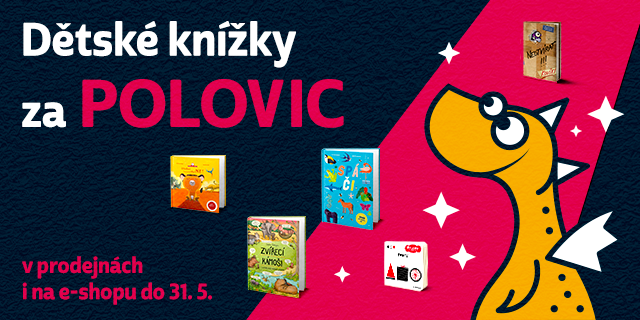 Květen s dětským čtením | Výběr knížek od Drobka za polovic!