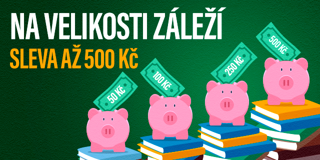 Na velikosti záleží i na e-shopu | Ušetřete až 500 Kč!