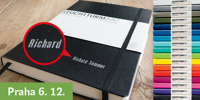 Darujte svému blízkému jedinečný dárek - diář s jeho vlastním jménem!