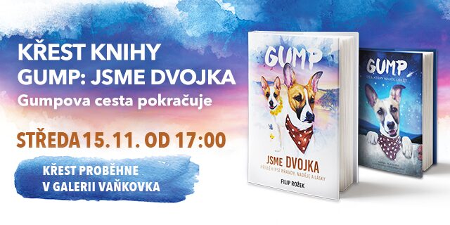 Křest knihy Gump: Jsme dvojka | Brno