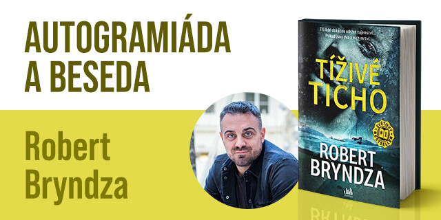 Robert Bryndza v Praze | Autogramiáda a beseda