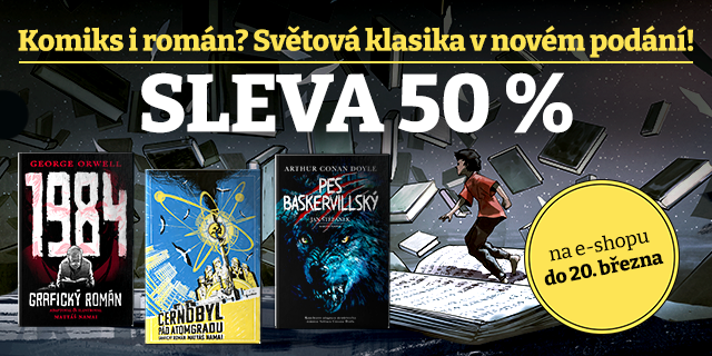 Komiks i román?! To je oč tu běží! Ušetřete 50 %