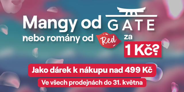Romány od RED a mangy od GATE pouze za 1 Kč!