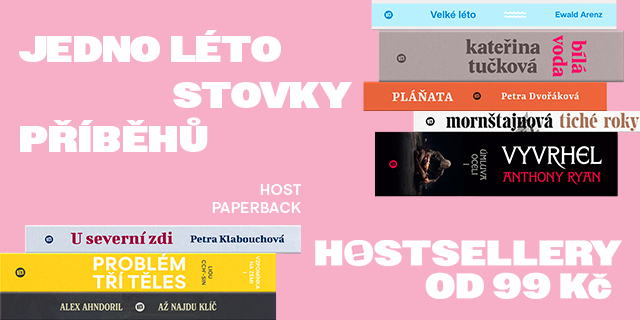 Moře bestsellerů od 99 Kč | Legendární akce na brožky od HOSTu
