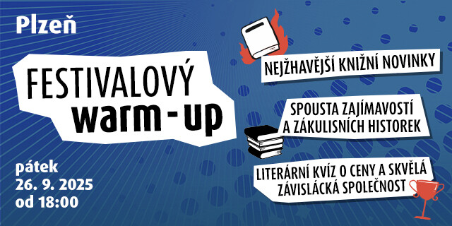 Festivalový warm-up | FESTIVAL KNIŽNÍCH ZÁVISLÁKŮ 2025