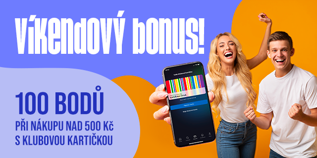 Víkend s bonusem 100 bodů