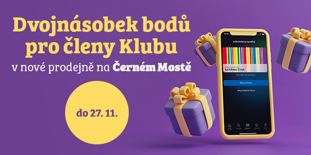 Dny pro Klubáky ve Westfieldu Černý Most | Dvojnásobek bodů za všechny nákupy