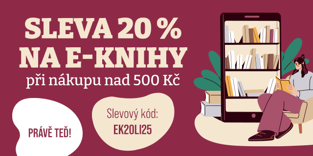 Sleva 20 % na téměř všechny e-knihy