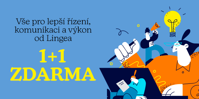 Vše pro lepší řízení, komunikaci a výkon od Lingea 1+1 ZDARMA