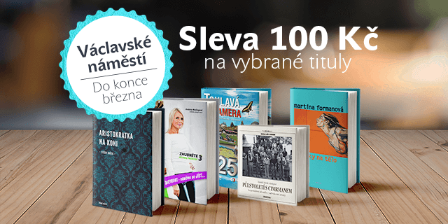 Sleva 100 Kč na vybrané tituly v knihkupectví na Václavském náměstí