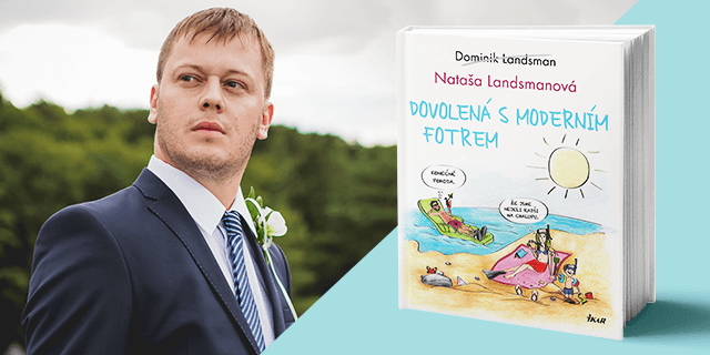 Autogramiáda Dominika Landsmana a křest jeho knihy Dovolená s moderním fotrem