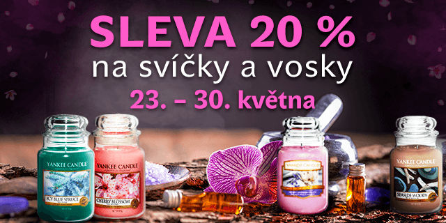 Velmi voňavý týden | SLEVA 20 % NA SVÍČKY