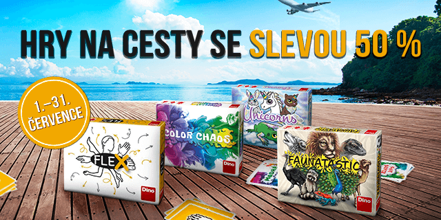 Hry na cesty se slevou 50 %