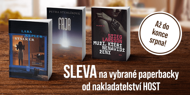 Paperbacky z nakladatelství Host za 189 Kč