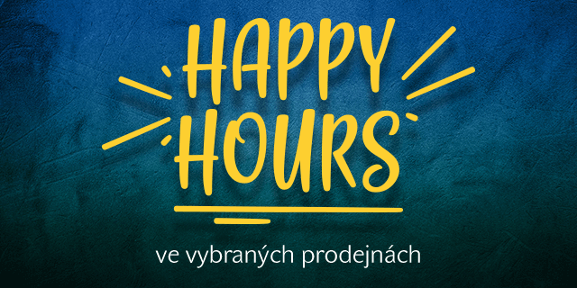 Happy Hours se slevou 15 % v OC Atrium Hradec Králové