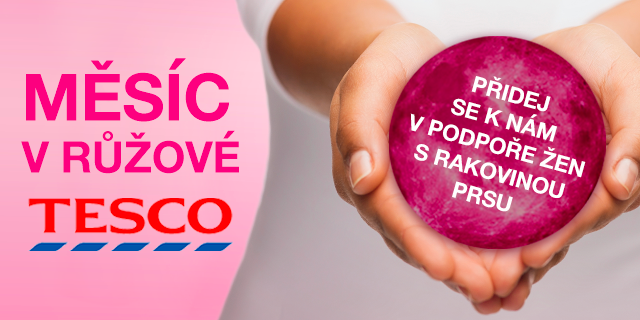 Měsíc v růžové | Pomozte i vy nákupem vybraných produktů v hypermarketech Tesco