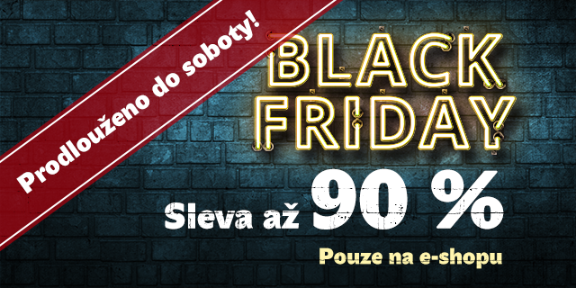 PRODLOUŽENO DO SOBOTY | BLACK FRIDAY | Online slevy až 90 %