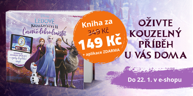 Oživte kouzelný příběh u sebe doma | Kniha Ledové království za 149 Kč