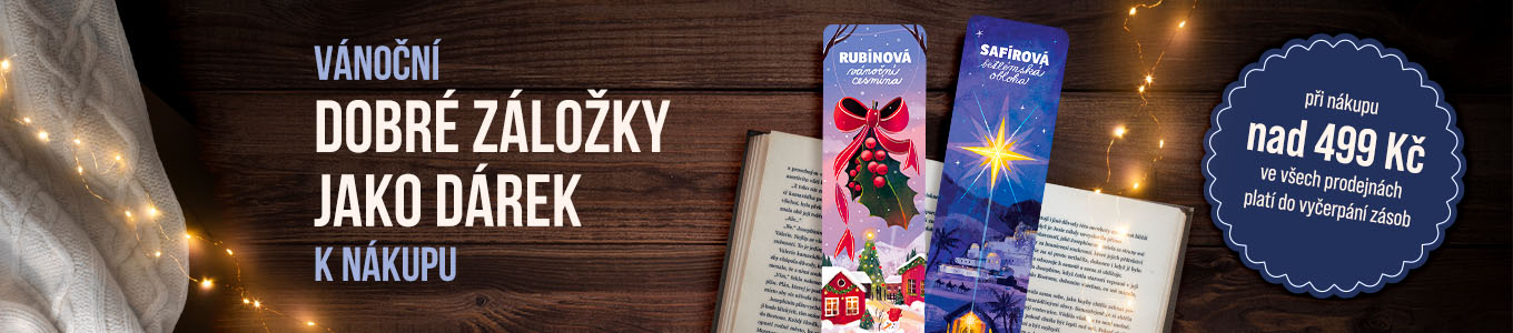 Vánoční DOBRÁ ZÁLOŽKA jako dárek k nákupu nad 499 Kč