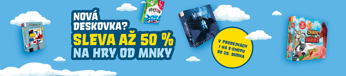 Nová deskovka? Hity od MNKY se slevou až 50 %