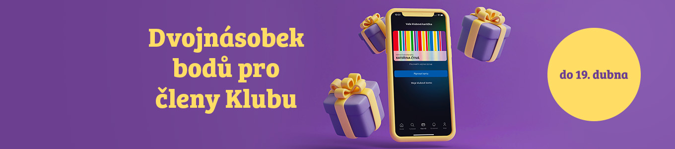 Dublujeme! Dvojnásobek bodů pro členy Klubu Knihy Dobrovský