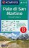 Pale di San Martino, Fiera di Primiero 1:50 000 / turistická mapa KOMPASS 76 - 