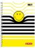 Spirálový blok A4/80 linkovaný SmileyWorld BY Stripes - 