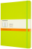 Moleskine: Zápisník tvrdý linkovaný žlutozelený XL - 