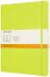 Moleskine: Zápisník měkký linkovaný žlutozelený XL - 
