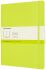 Moleskine Zápisník žlutozelený XL, čistý, měkký - 