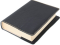 Kožený obal na knihu KLASIK - Černá vzorovaná (M) - 