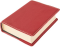 Kožený obal na knihu KLASIK - Červená (XL) - 