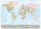 Svět - nástěnná politická mapa 1:22 000 000 - 