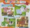 4x puzzle Pig, sheep, cow, horse - 