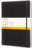 Moleskine - zápisník - linkovaný, černý XL  - 