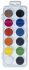 Koh-i-noor vodové barvy/vodovky obdélník bílý 12 barev o průměru 30 mm - 