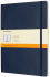 Moleskine - zápisník měkký, linkovaný, modrý XL - 