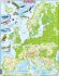 Puzzle MAXI - Mapa Evropy geografická/87 dílků - 