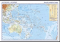 Austrálie a Oceánie - školní nástěnná zeměpisná mapa 1:13 mil./136x96 cm - 