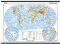 Svět - nástěnná obecně zeměpisná mapa školní (1 300 x 960 mm) - 