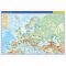 Evropa - příruční fyzická/politická mapa 1:17 mil./42x29,7 cm - 