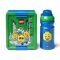LEGO ICONIC Boy svačinový set (láhev a box) - modrá/zelená - 