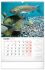 NOTIQUE Nástěnný kalendář Rybářský 2025, 33 x 46 cm - 