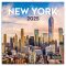 NOTIQUE Poznámkový kalendář New York 2025, 30 x 30 cm - 