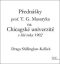 Přednášky profesora T. G. Masaryka na Chicagské univerzitě v létě roku 1902 - Draga Shillinglaw-Kellick