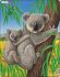 Puzzle MAXI - Medvídek Koala s mládětem/25 dílků - 